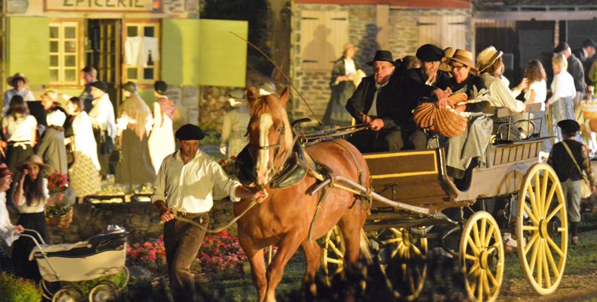 Flagnac hier un village